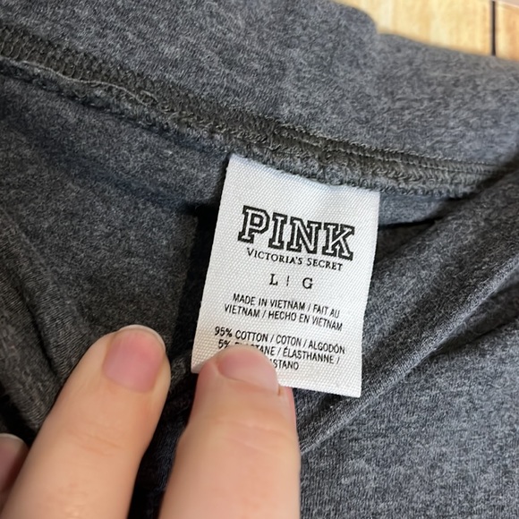 Victoria’s Secret PINK size large gray leggings - Picture 4 of 5